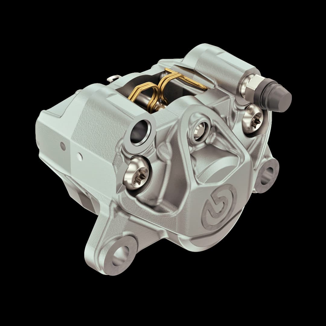 Rear Brembo P2 34 CNC caliper official reference image